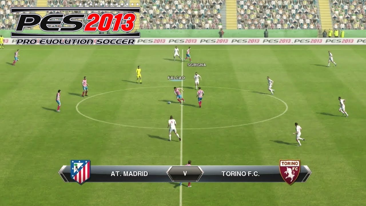Atlético de Madrid x Torino - PES 2013 PS3 - Narração Silvio Luiz