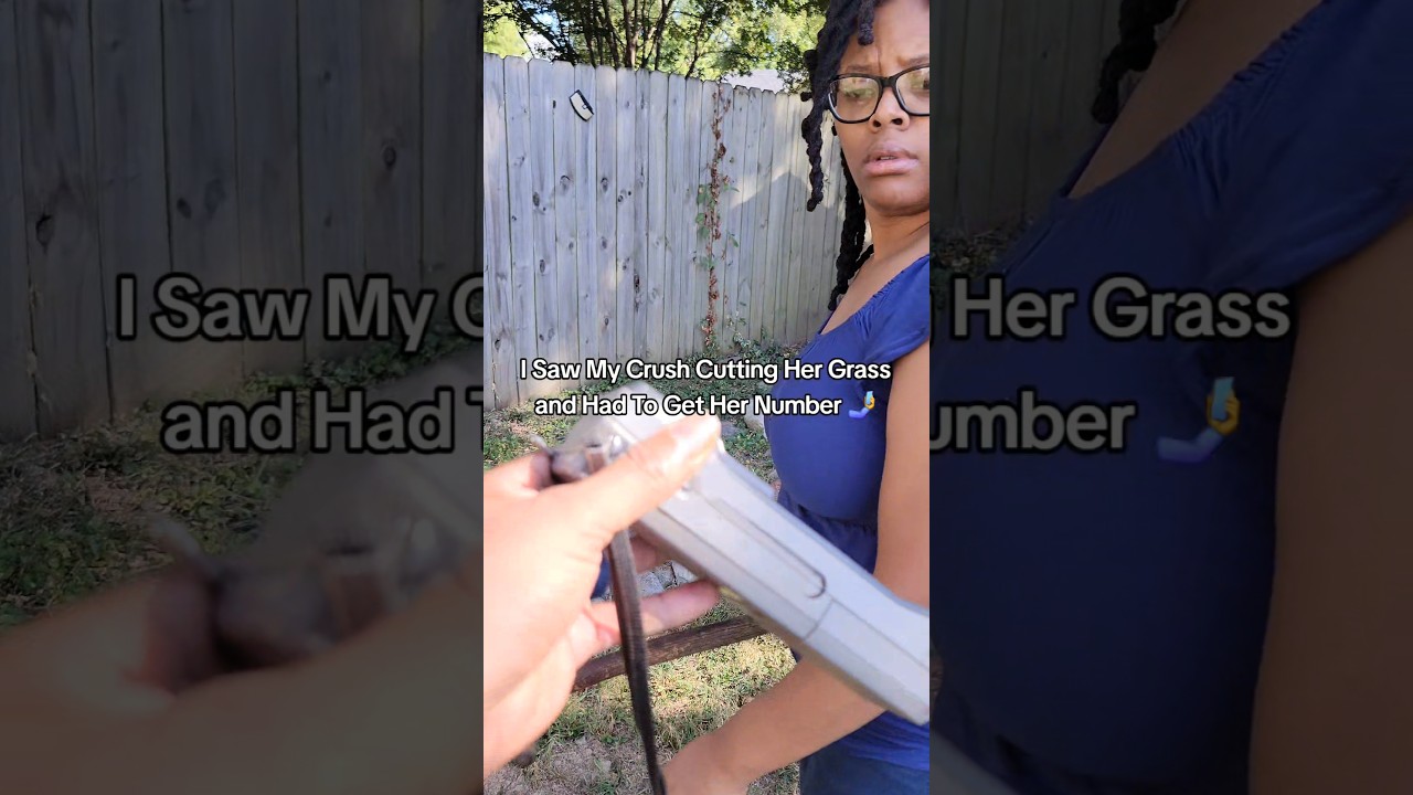 When you see your crush cutting her grass. 🚜