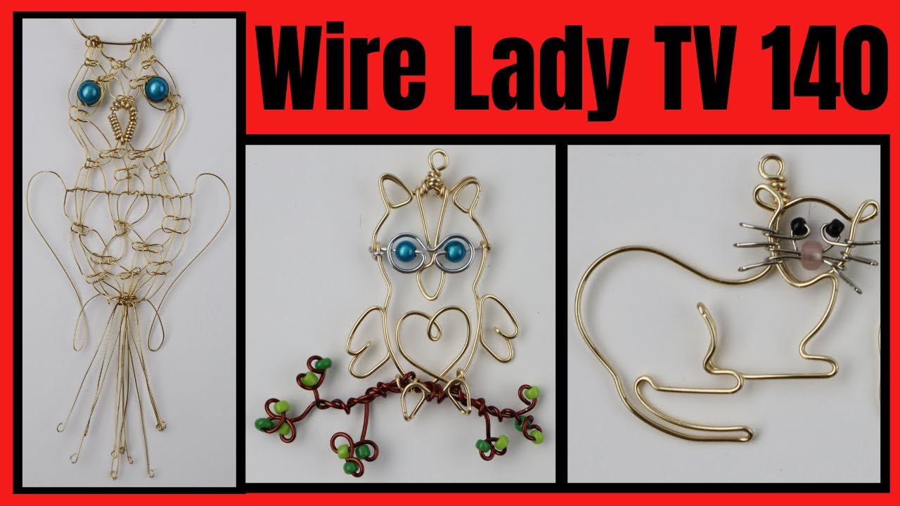 ▶️   DIY Wire Owls and Ferrets // Wire Lady TV Ep. 140 Livestream Replay