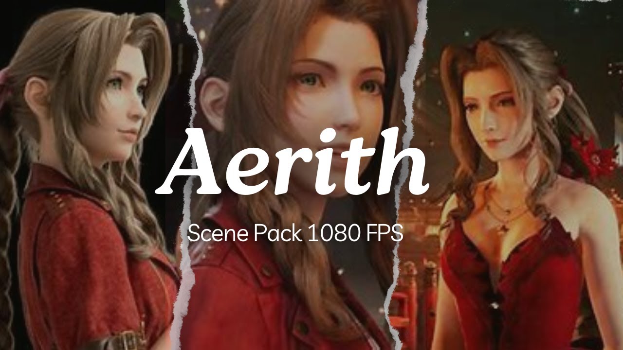 AERITH FINAL FANTASY 7 SCENEPACK REMAKE