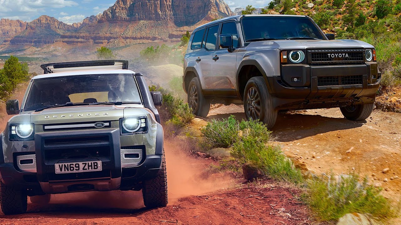All New Toyota Land Cruiser (Prado) Vs Land Rover Defender 2024 - Top King Off-Road