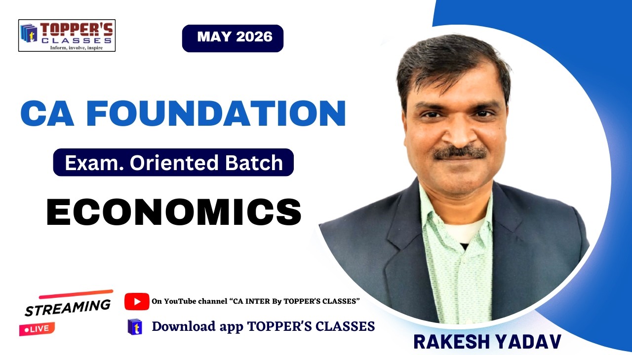 CA  FOUND. / ECONOMICS  I MAY' 26 I 17-03-26