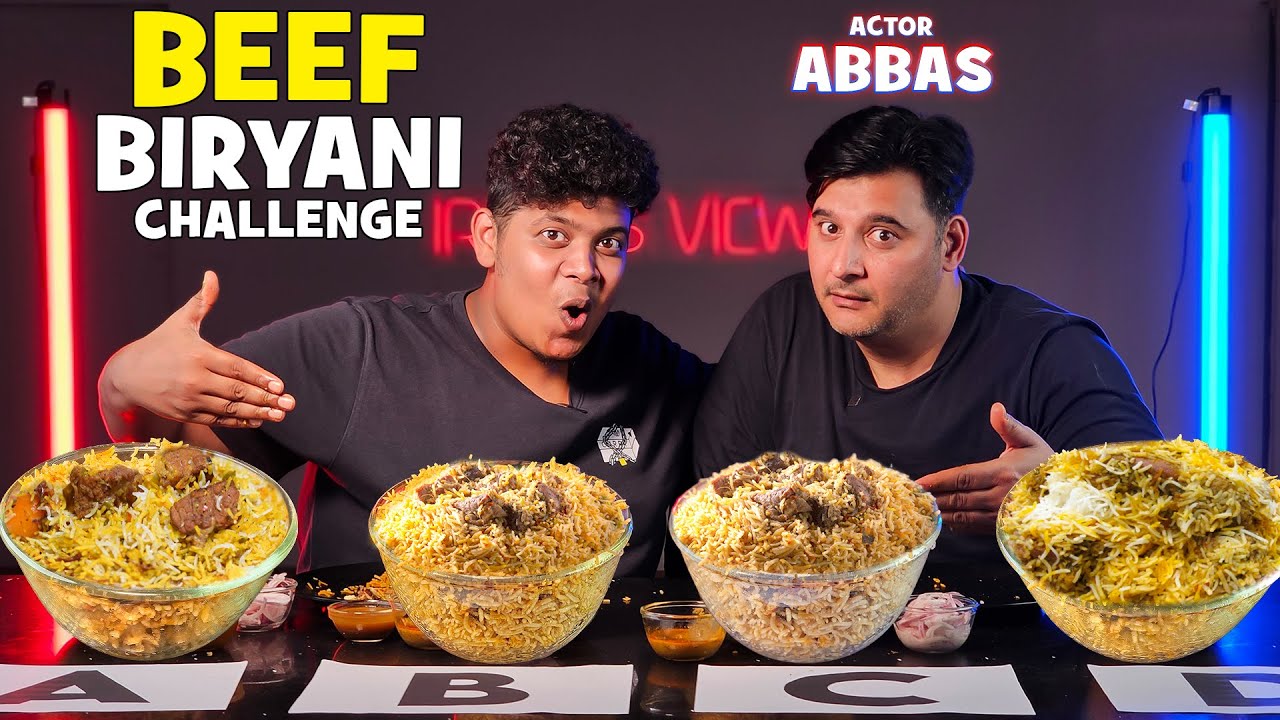 Tasting Beef Biriyani with Actor Abbas - Irfan's View