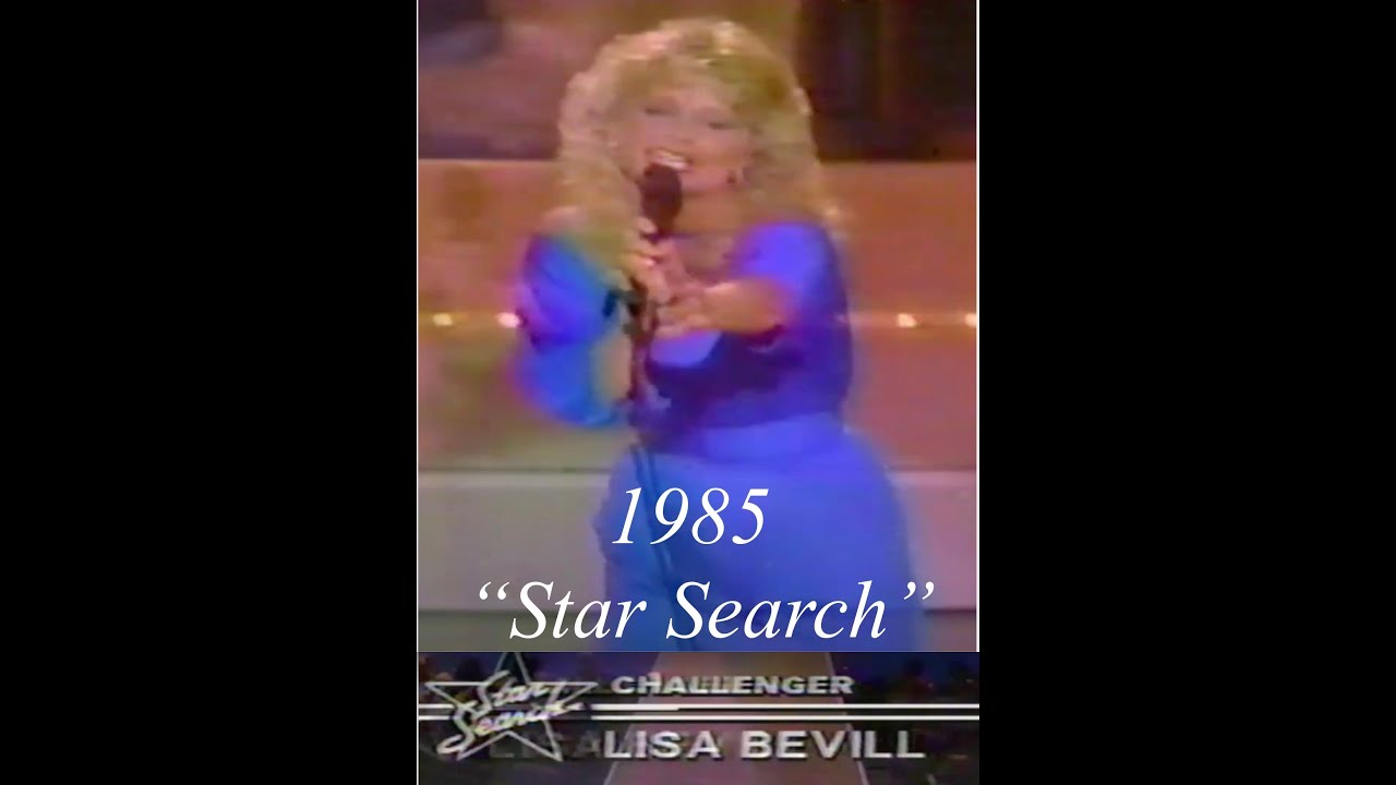 LISA BEVILL  -   1985   "Star Search"  with  Ed McMahon