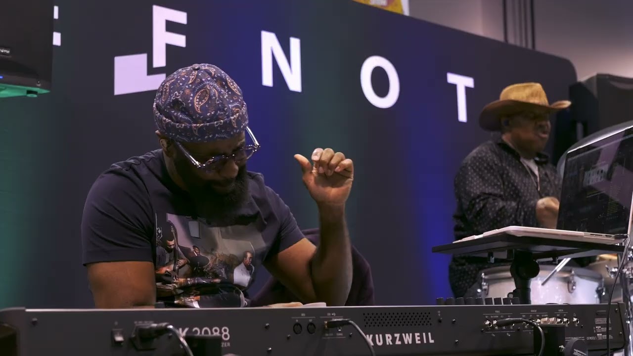 EFNOTE & Kurzweil LIVE at NAMM 2026 - Myron McKinley Trio performs 