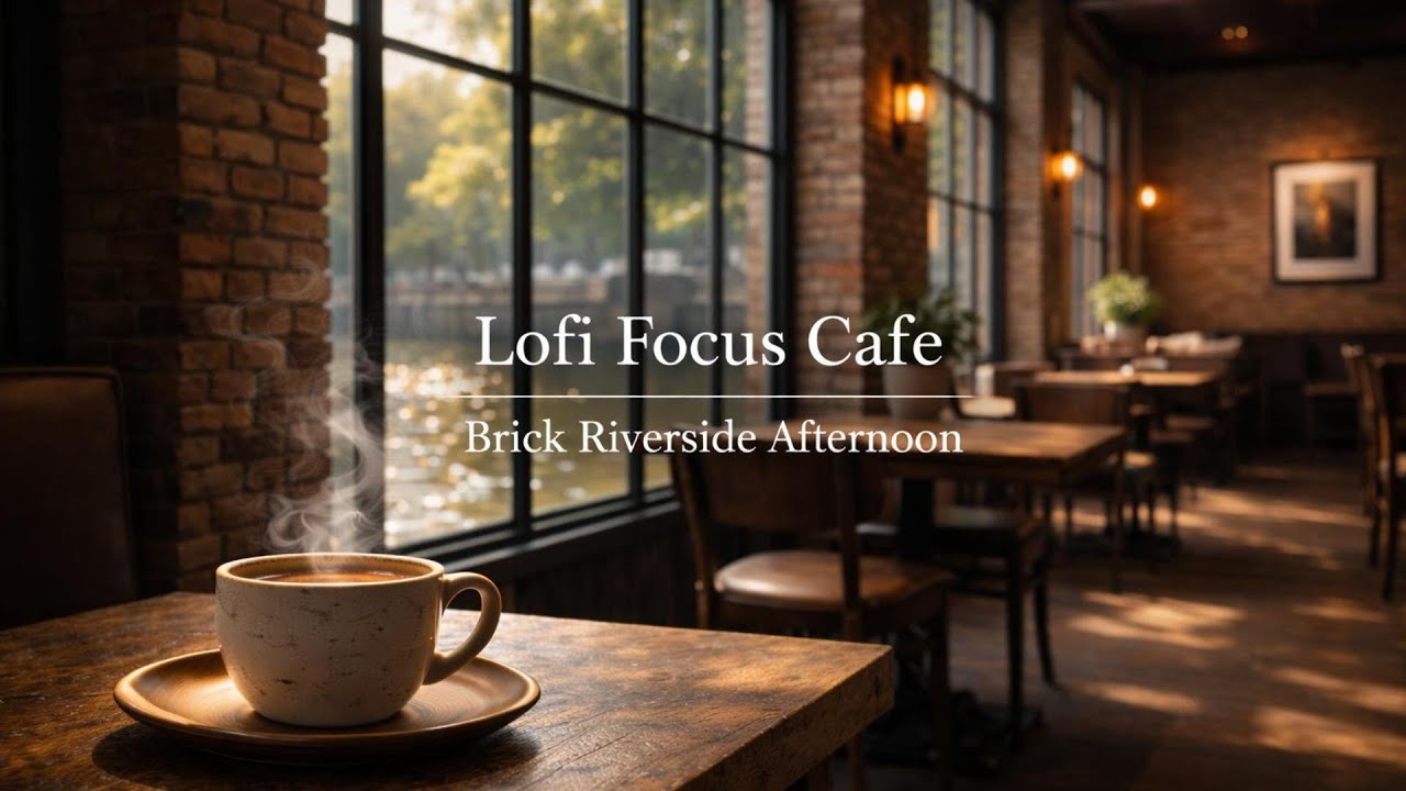 【作業・勉強・読書／1H】ハンブルク川辺レンガの午後  ローファイ・インストBGM  Hamburg Riverside Brick Echo  Lofi Instrumental Cafe BGM