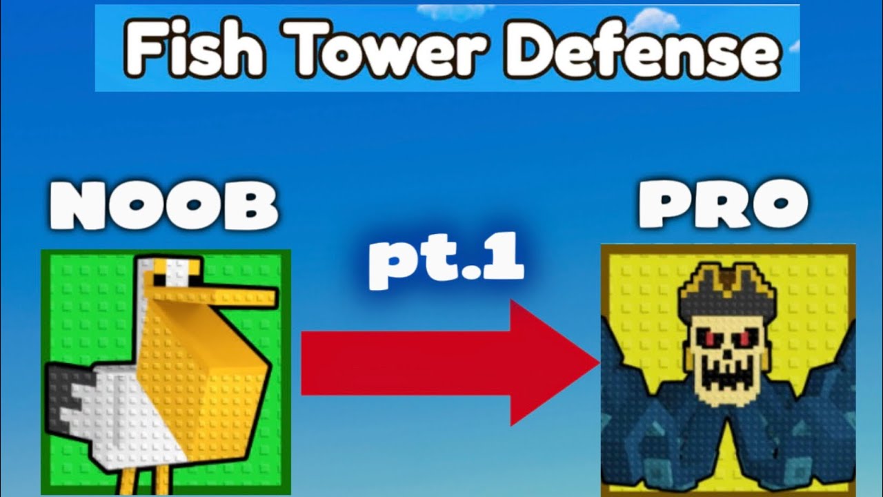 Noob to pro part 1🐟| fish tower defense