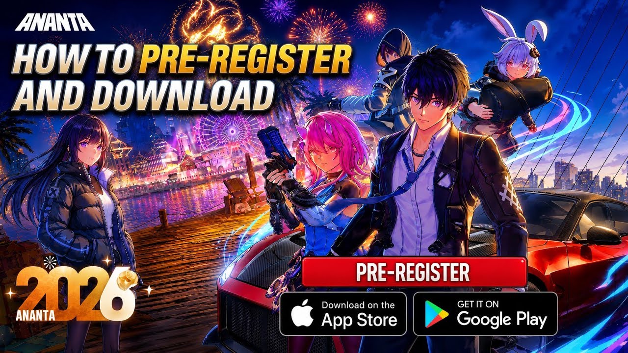 HOW TO DOWNLOAD ANANTA ANIME RPG GACHA GAME PRE-REGISTER ANDROID & IOS 2026