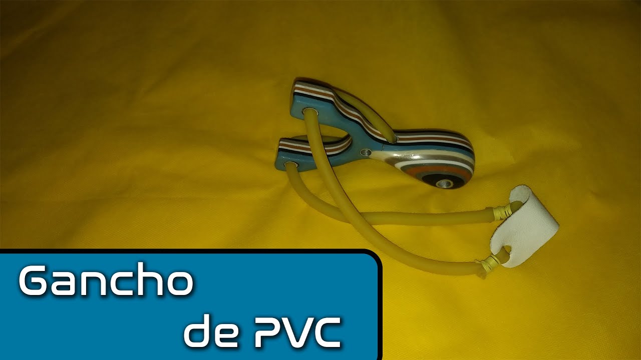 Artesanato | Gancho de PVC para Estilingue / Baladeira / Atiradeira