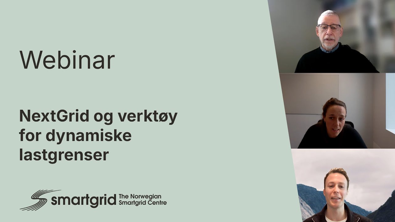 NextGrid og verktøy for dynamiske lastgrenser