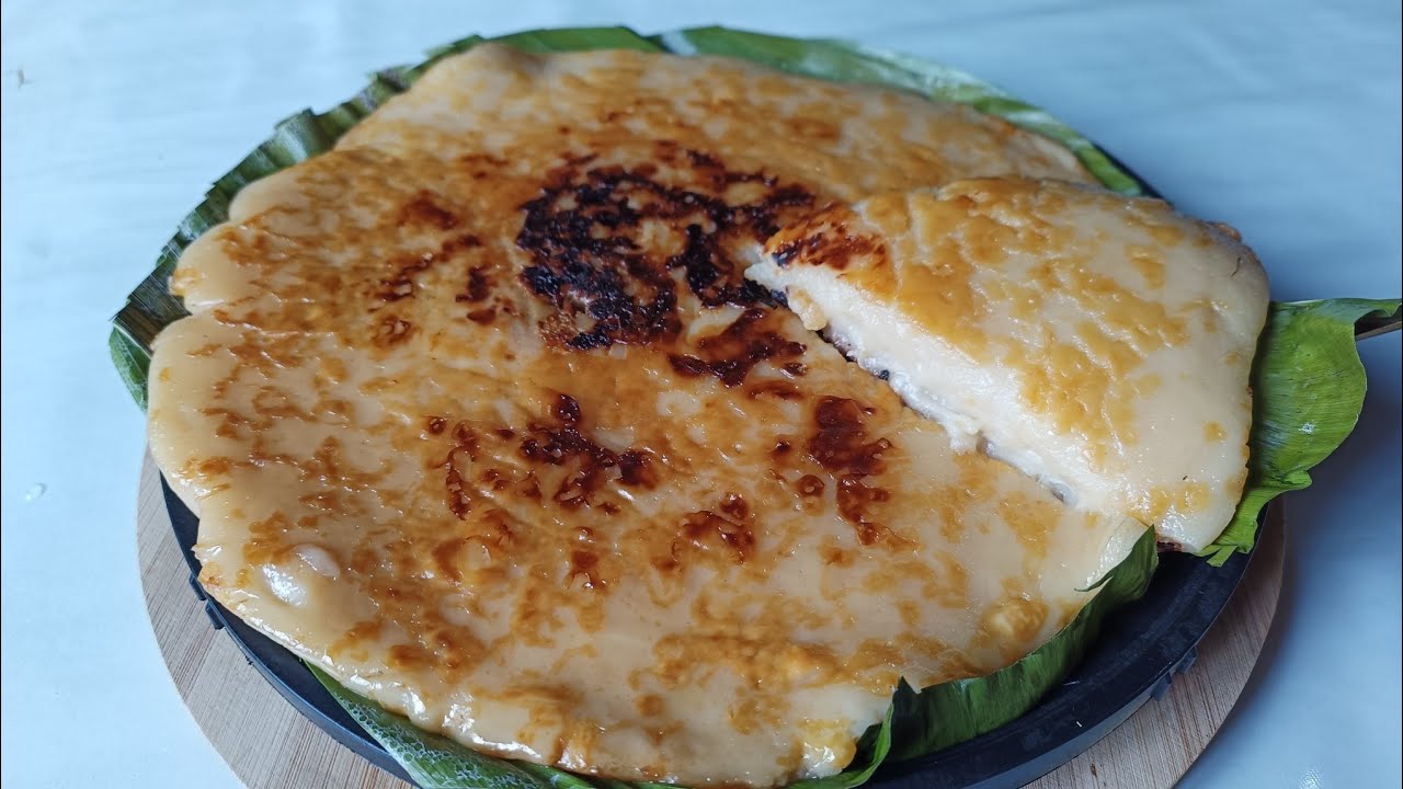 Bibingka Sa Kawali Using Glutinous Rice Flour