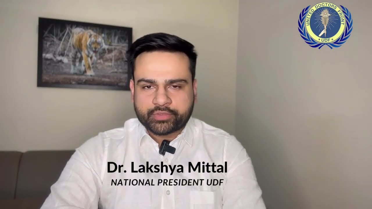 UDF National President addressing About NEET UG/PG Counselling