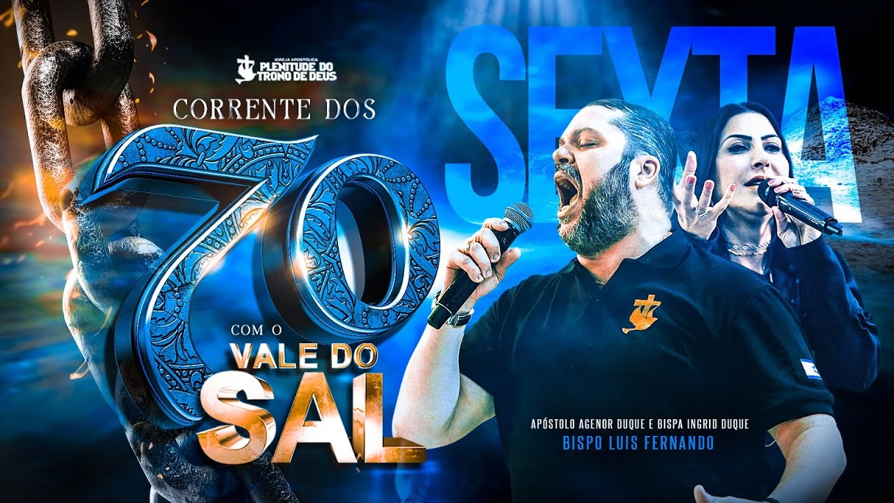 SEXTA-FEIRA - DE LIBERTAÇÃO - CORRENTE DOS 70 - 29/11/24 - APÓSTOLO AGENOR DUQUE- IAPTD AO VIVO