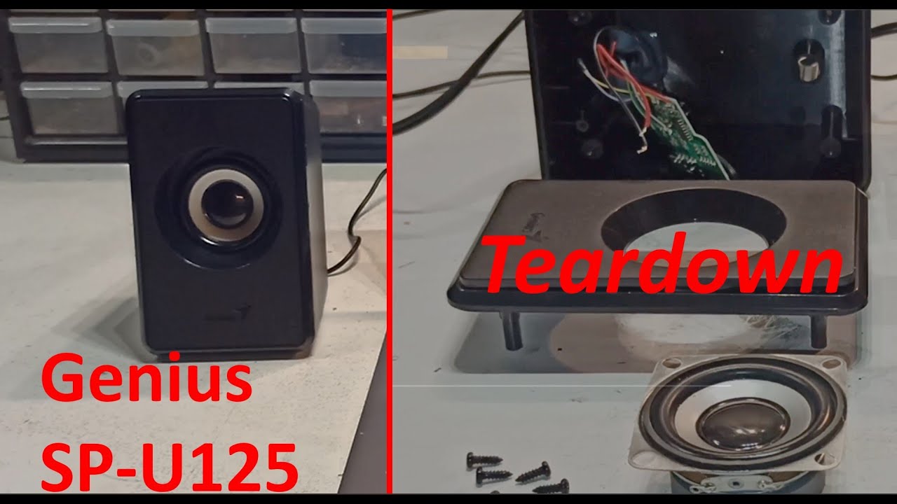 Genius SP-U125 Complete Teardown