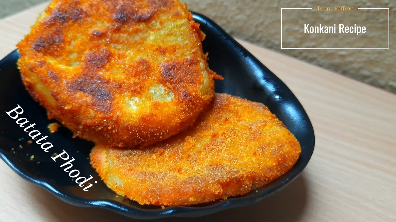 Batata Phodi | Potato Rava Fry | Potato Tawa Fry | Authentic Konkani Recipe