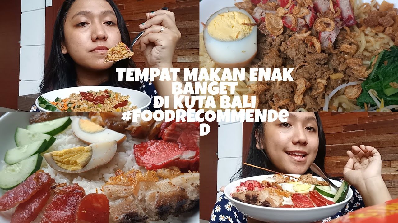 BAKMIE TERENAK DI BALI, REKOMEN TEMPAT MAKAN KULINER DI KUTA BALI ada kolam renang nya #nonhalal