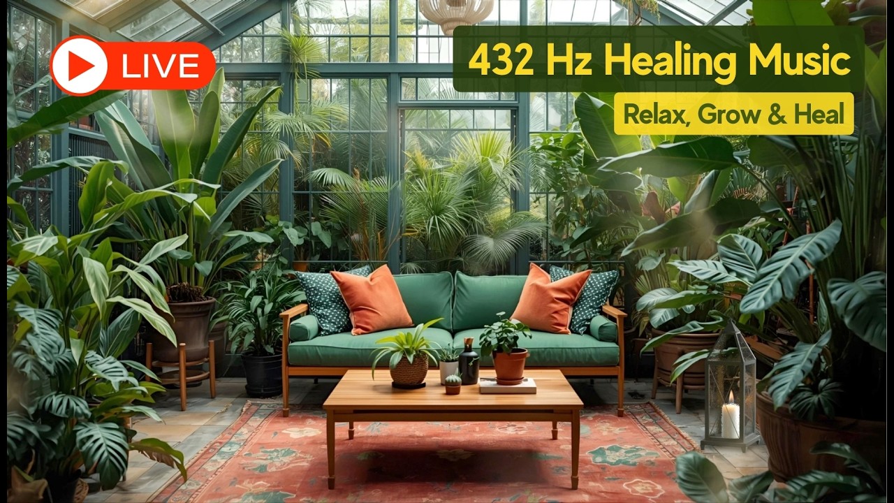 🔴 LIVE 🌱 Healing Vibes 🌱 Powerful Music for Plants & You - Relax, Grow & Heal
