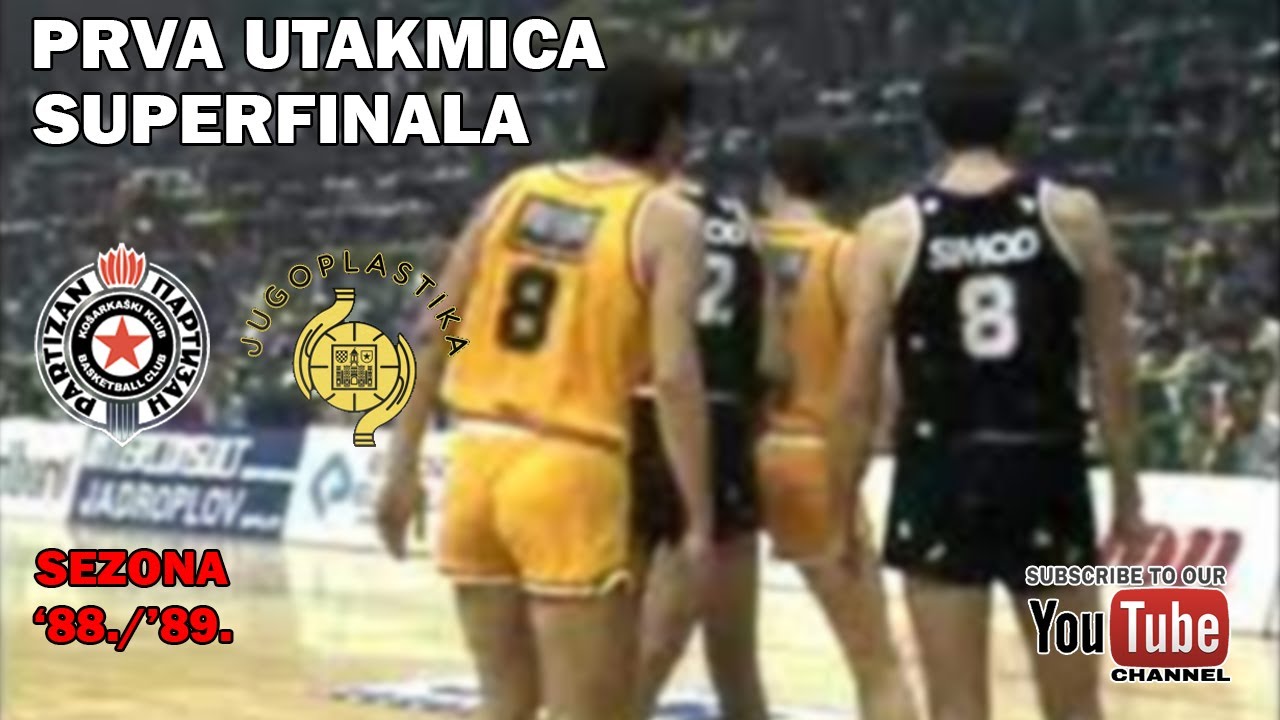 Partizan - Jugoplastika, sezona 1988./'89. - Prva utakmica finala Play - offa!