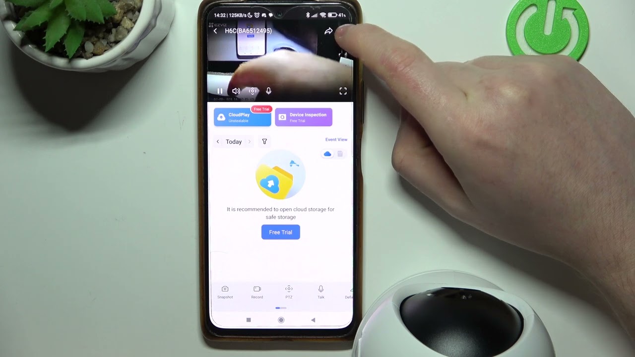 How to Enable or Disable Auto Recording on Ezviz H6C?