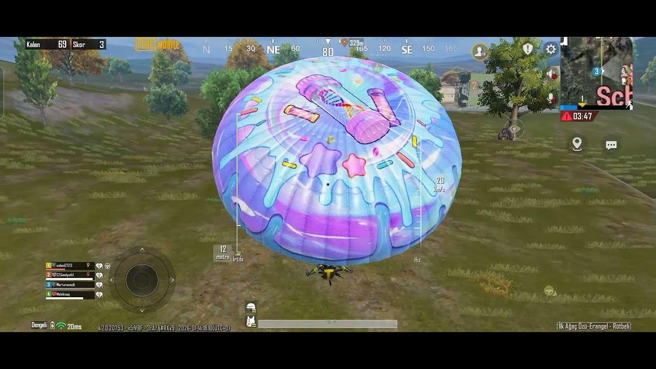 Papçi 1 tur bölüm bir # pubg mobil 