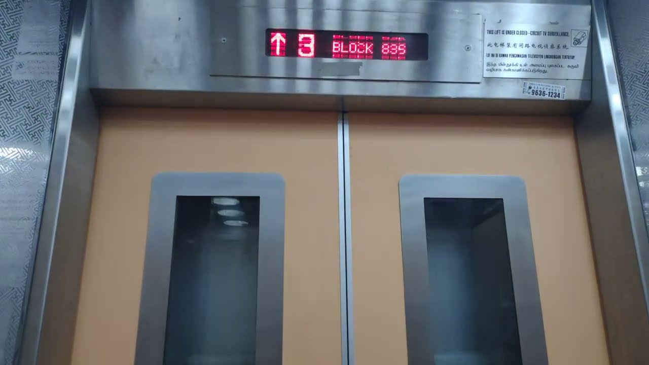Blk 836 Hougang HDB Goldstar Elevator