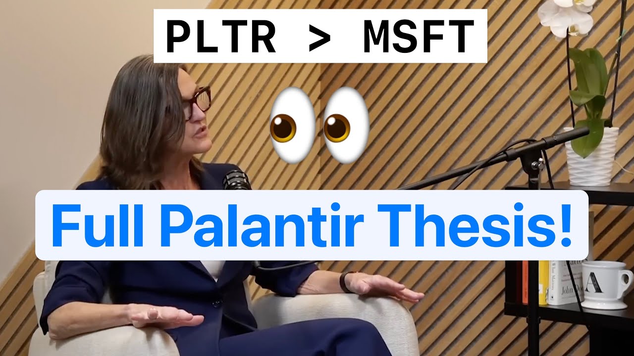 Кэти Вуд наконец-то делится ПОЛНЫМИ тезисами о Palantir! «Крупнейшая компания в мире в области ис...