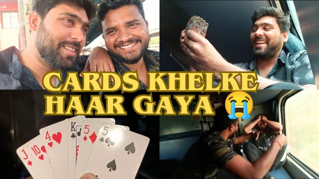 Goa Se Delhi Train Mein Cards Khele… Aur Haar Gaya 😭♠️