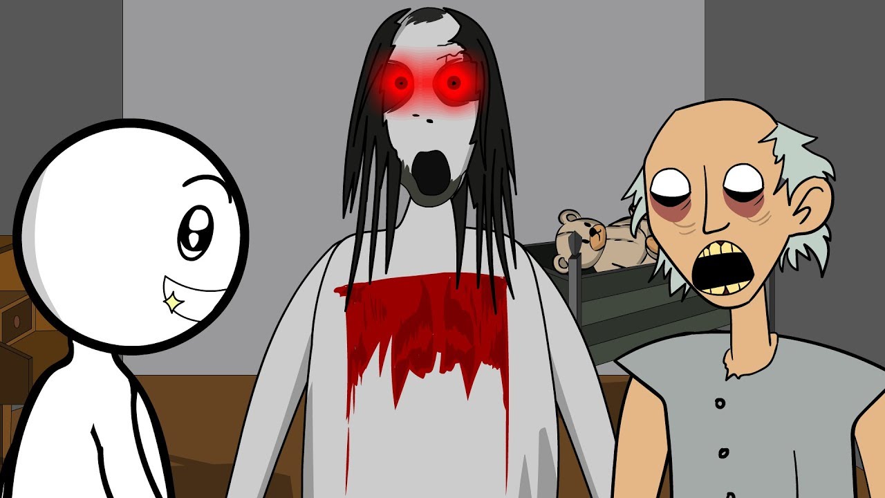 GRANNY THE HORROR GAME ANIMATION #7 : The Scary Granny and Slendrina