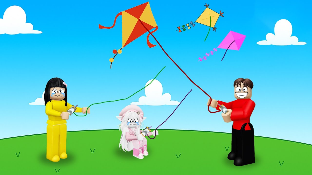 Yuta Mio Dan Baby Celine Adu Main Layangan Di Lapangan | ROBLOX