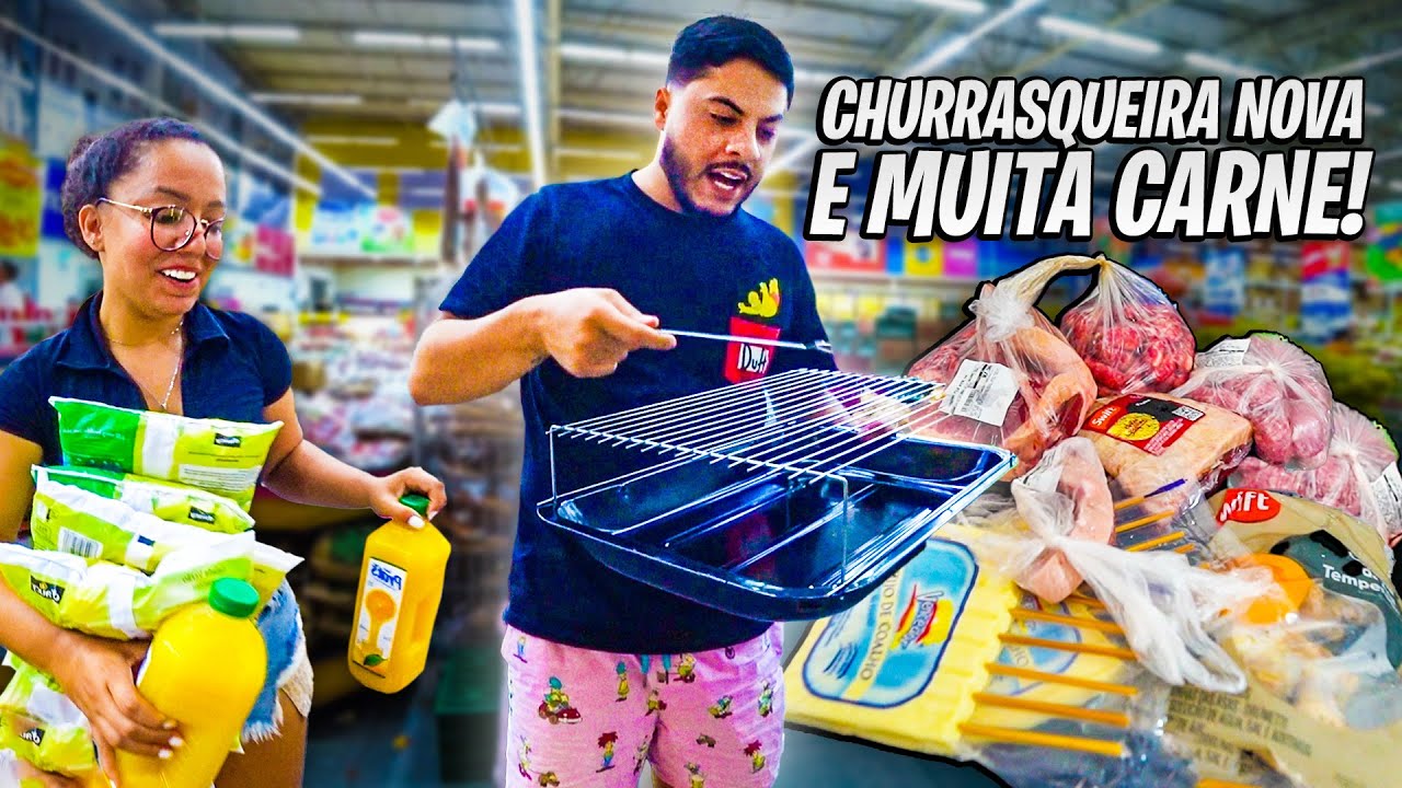 FAZENDO COMPRAS NO MERCADO PRA NOSSA PRIMEIRA CEIA DE NATAL🎄