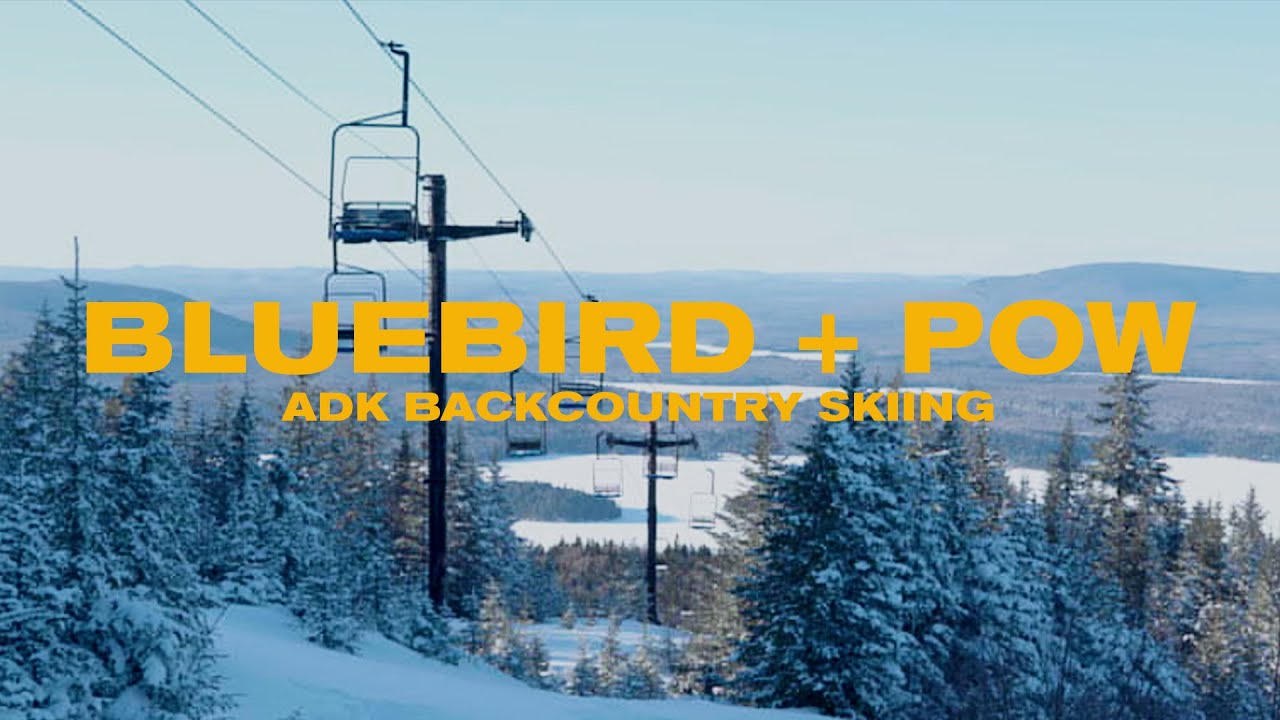 Skiing a Secret Backcountry area in the Adirondacks