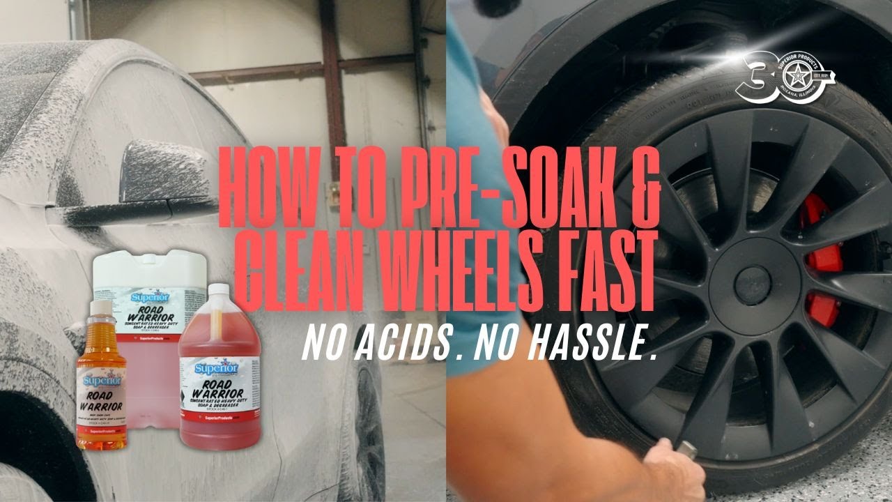 How to Pre-Soak & Deep Clean Wheels with One Product
