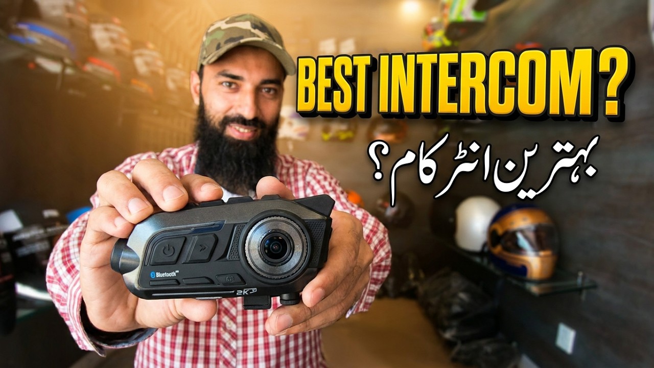 SCS ETC S-11 Helmet Bluetooth Intercom With Built In 2k Camera
