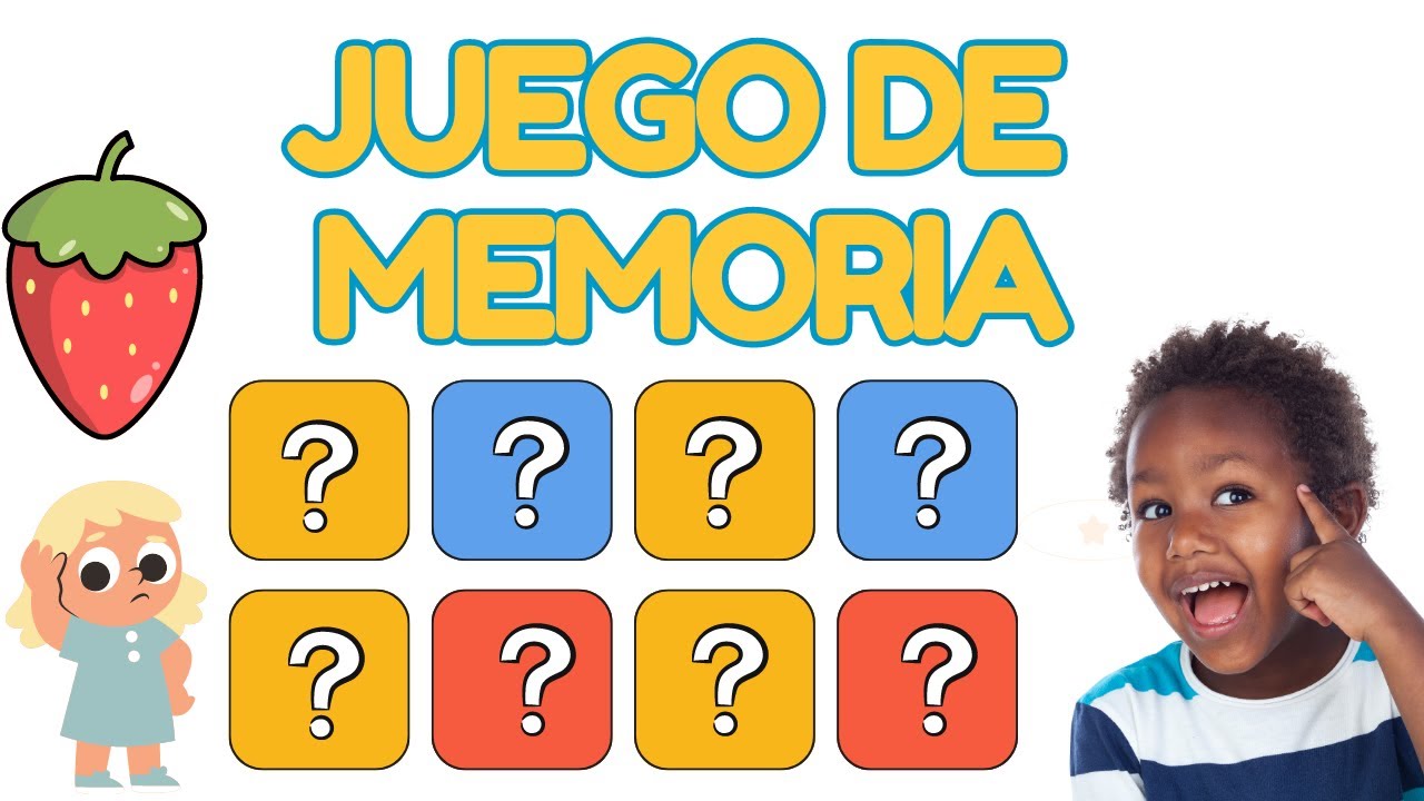 Juego de Memoria Visual Ni&ntilde;os y Ni&ntilde;as - EducaMundo