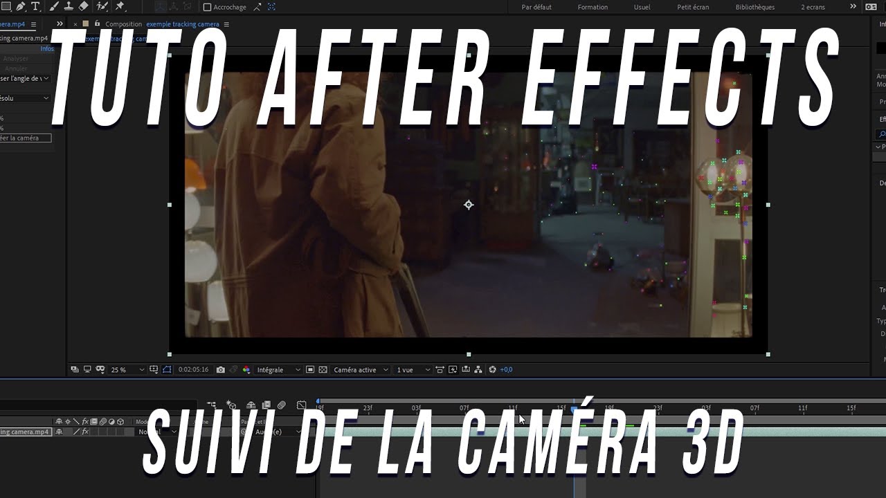 [Tuto After Effects] Suivi de la caméra 3D