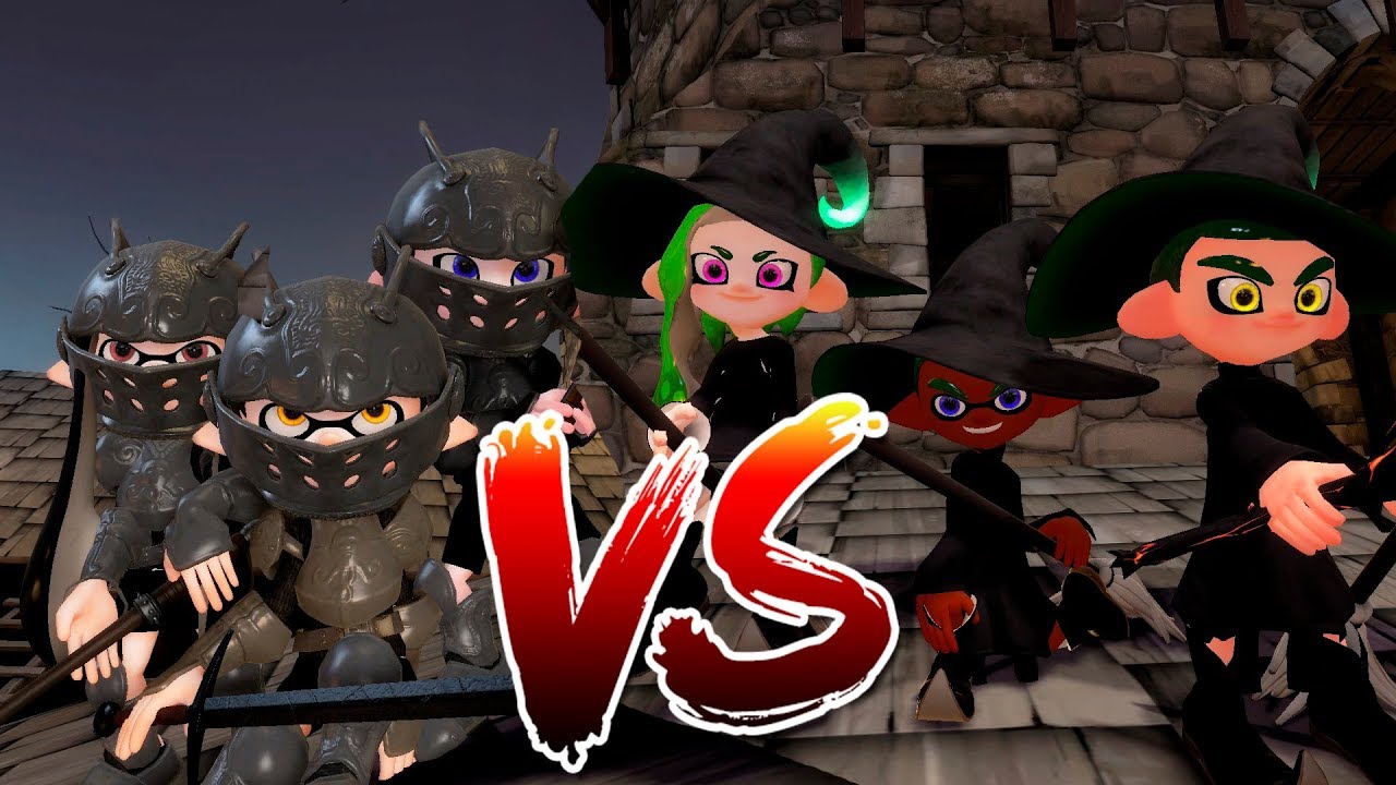 Wizards VS Knights #splatoon2 #garrysmod #anime