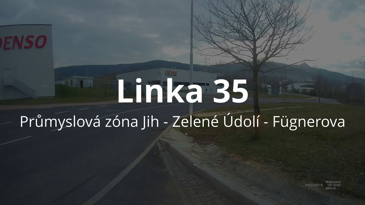 Linka 35: Průmyslová zóna Jih - Fügnerova