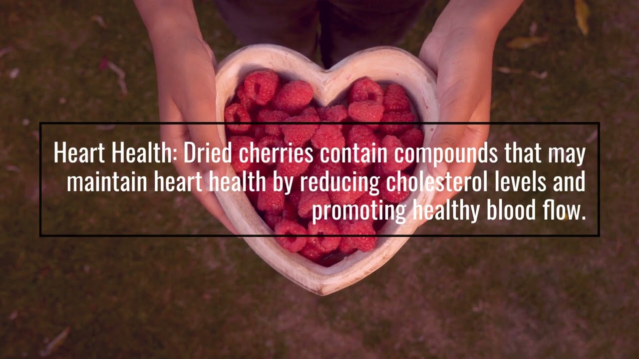 Discover the amazing health benefits of no-added sugar dried cherries