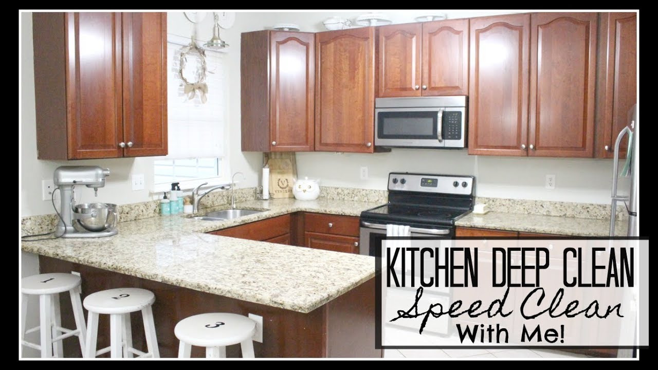 KITCHEN DEEP CLEAN With Me TIMELAPSE #abfolchallenge