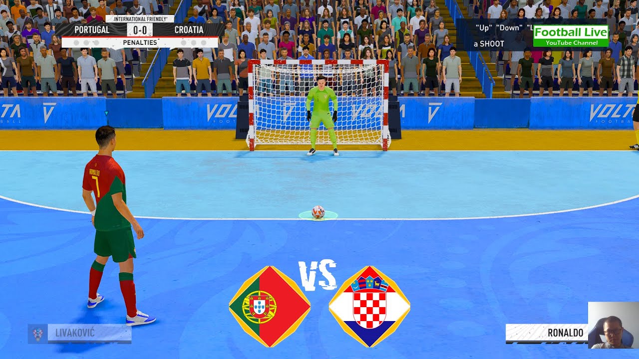 FIFA 23 | Portugal vs Croatia | Penalty Shootout Futsal | Ronaldo vs Modric - Gameplay PC