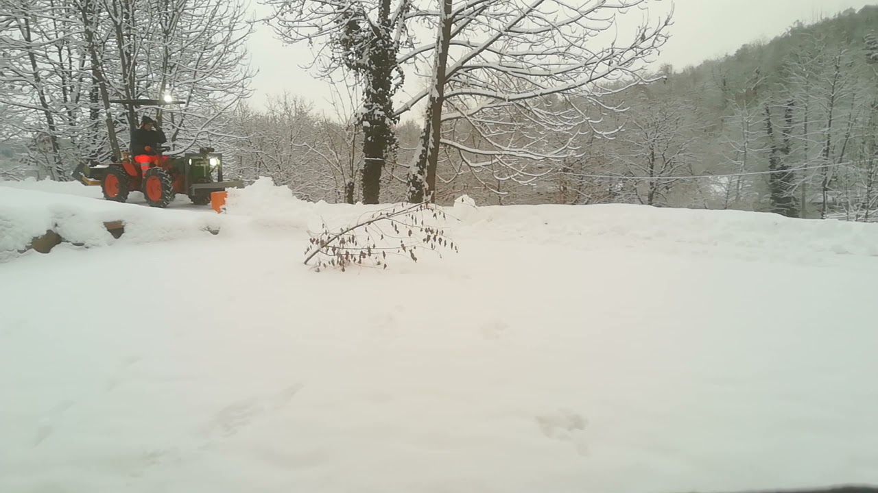 trattore pasquali 946 con modifiche  per sgombero neve ❄