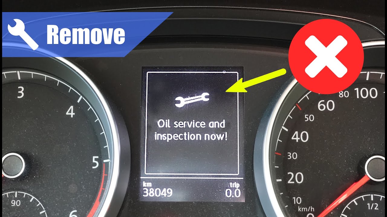 REMOVE Service Warning 🚘 Volkswagen