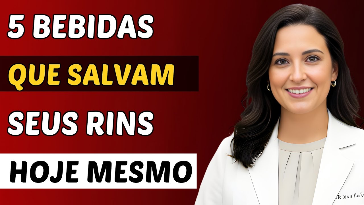 5 Bebidas Naturais que PROTEGEM seus RINS (e como preparar em casa) | Dra. Camila Vega