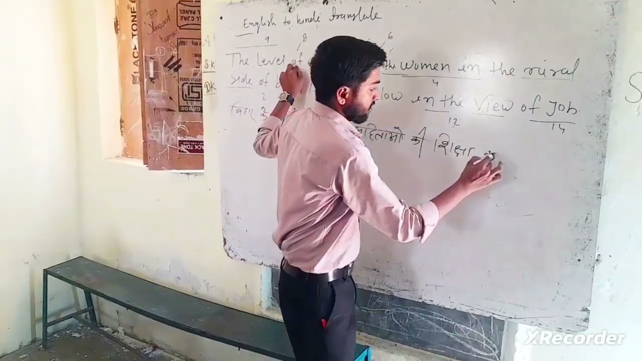 How to make a hindi to english translation  essy method by dk sir and #By_Dkclassesch 