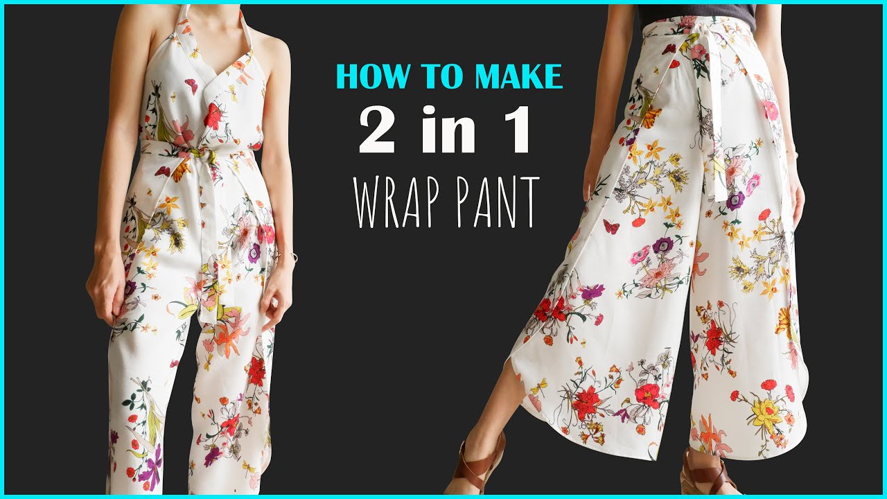 How To Make Wrap Pant | Easy To Make Wrap Pant For Your Own Size
