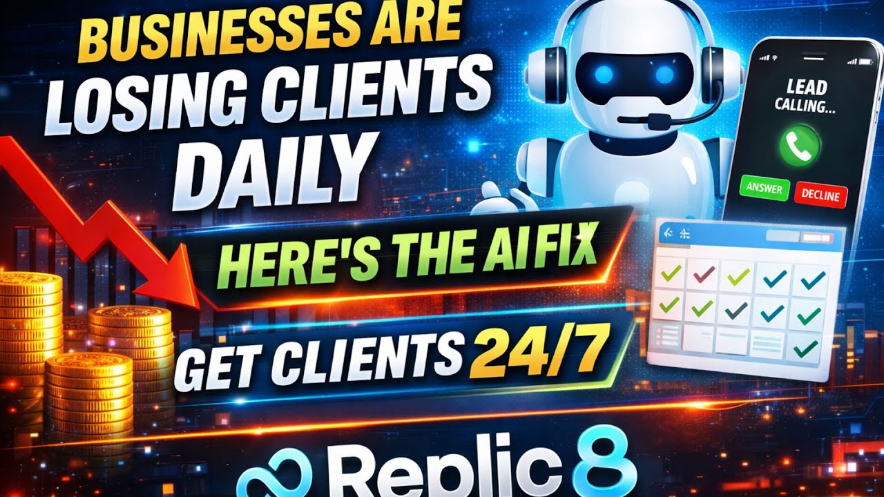 Businesses Are Losing Clients Daily – Here’s the AI Fix | Businesses Get Clients 24/7 | Replic8