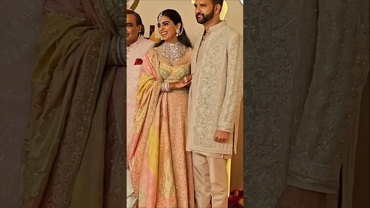 💍 Isha Ambani & Anand Piramal | Beautiful Couple Goals ❤️👑 | Ambani Princess & Her King