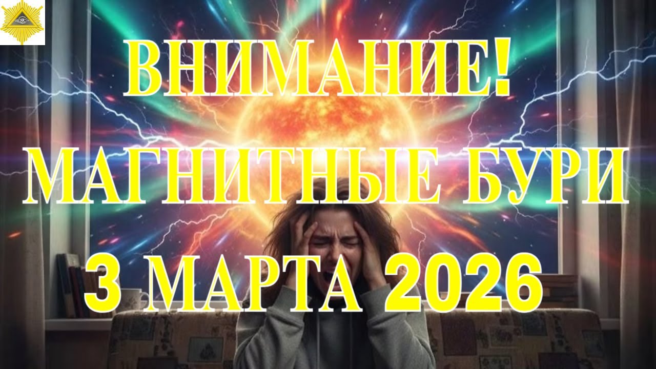 ВНИМАНИЕ! МАГНИТНЫЕ БУРИ 3 МАРТА 2026!