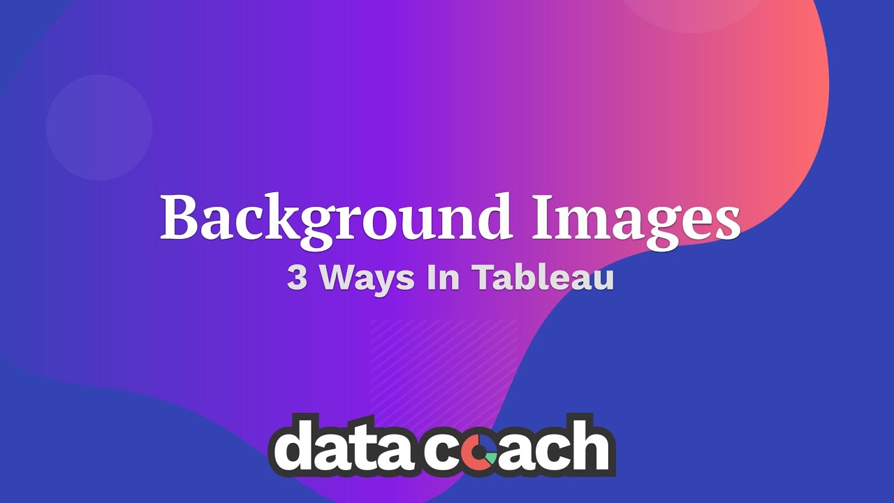 Tableau Zen Master shows how to add background images