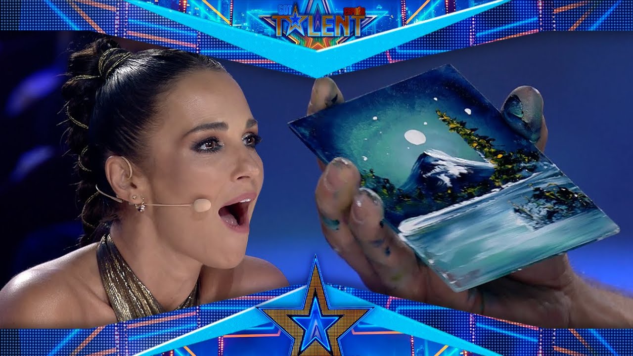HACE CUADROS EXPRESS y deja al jurado FLIPANDO | Audiciones 4 | Got Talent Espa&ntilde;a 2022